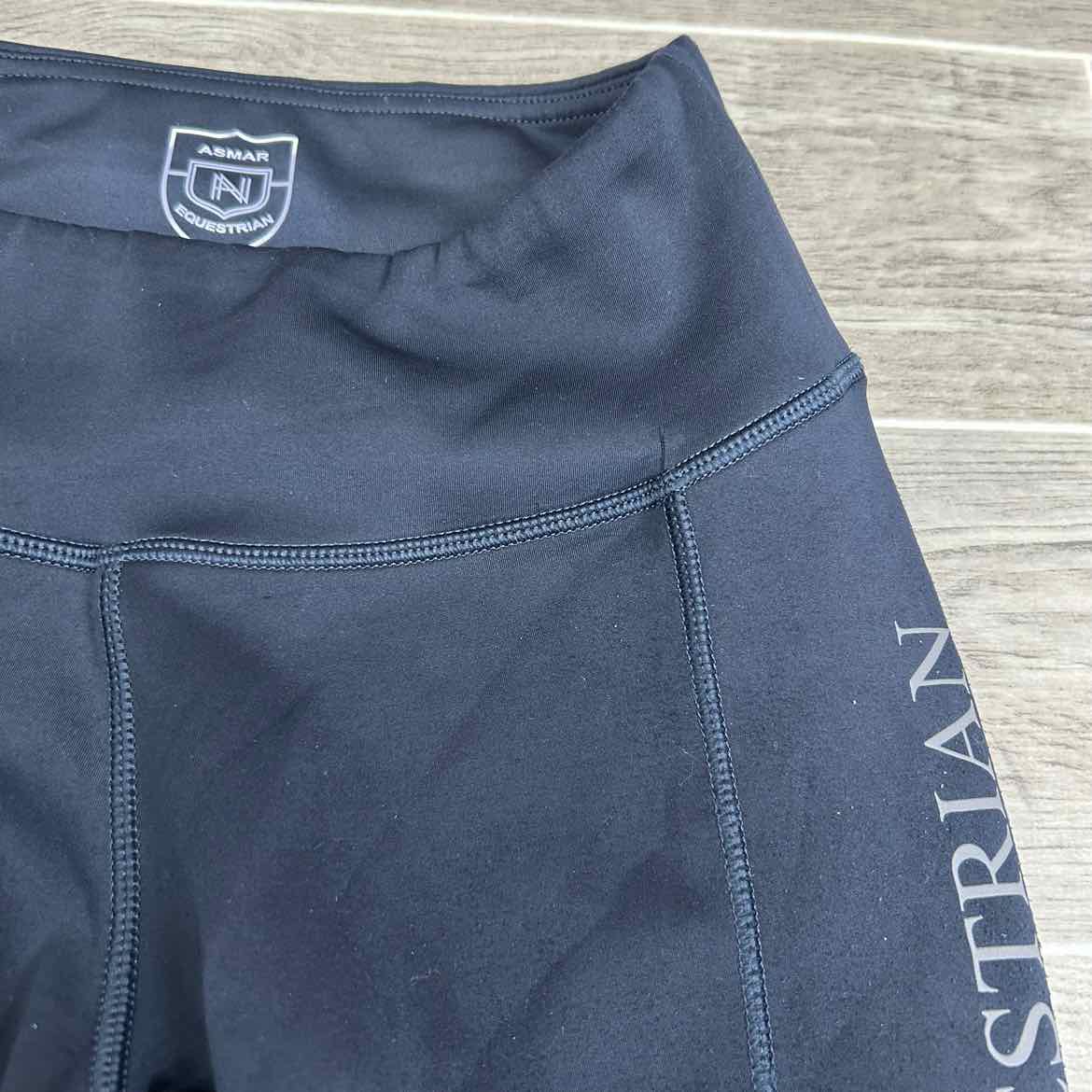 Noel Asmar Equestrian Dressage Warm Up Silicone Grip Full Seat Tights, Size Smal