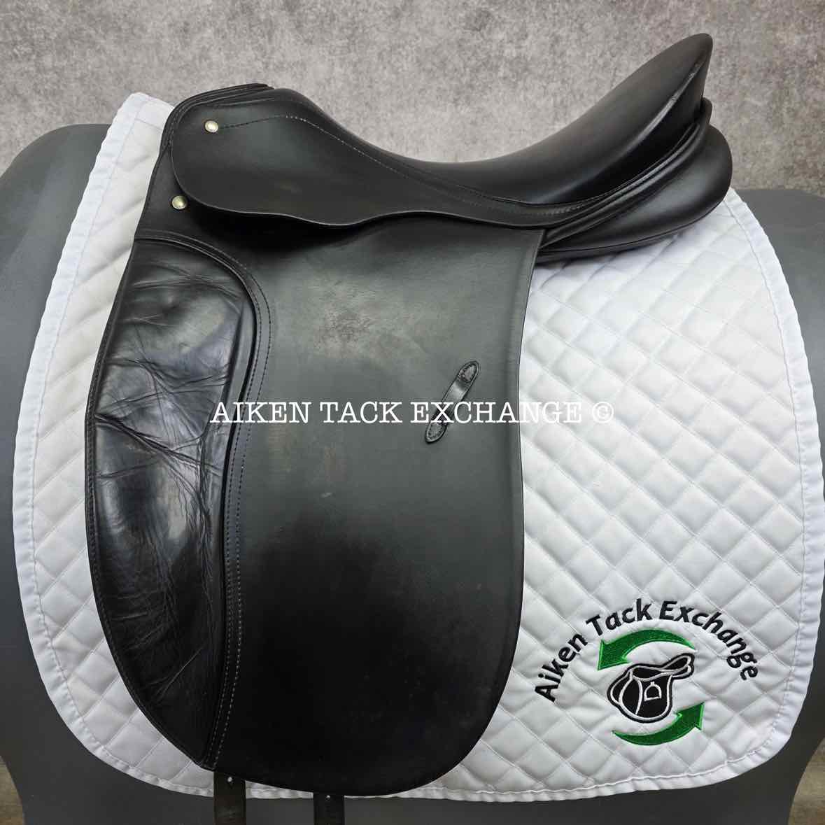 1995 Passier Patron Dressage Saddle, 17.5" Seat, Medium Tree, Wool Flocked Panels
