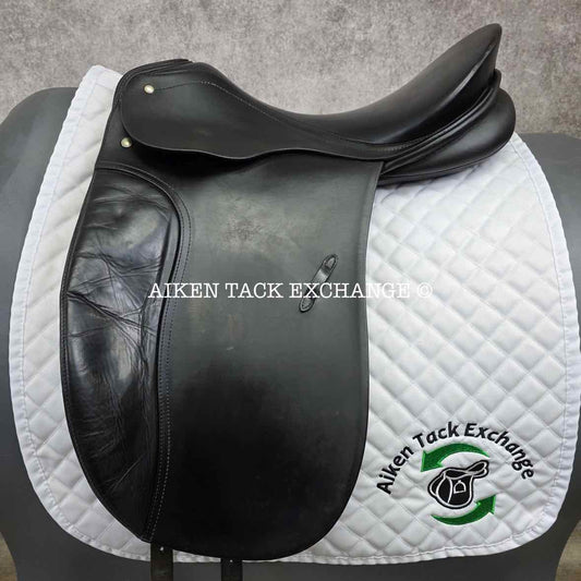 1995 Passier Patron Dressage Saddle, 17.5" Seat, Medium Tree, Wool Flocked Panels