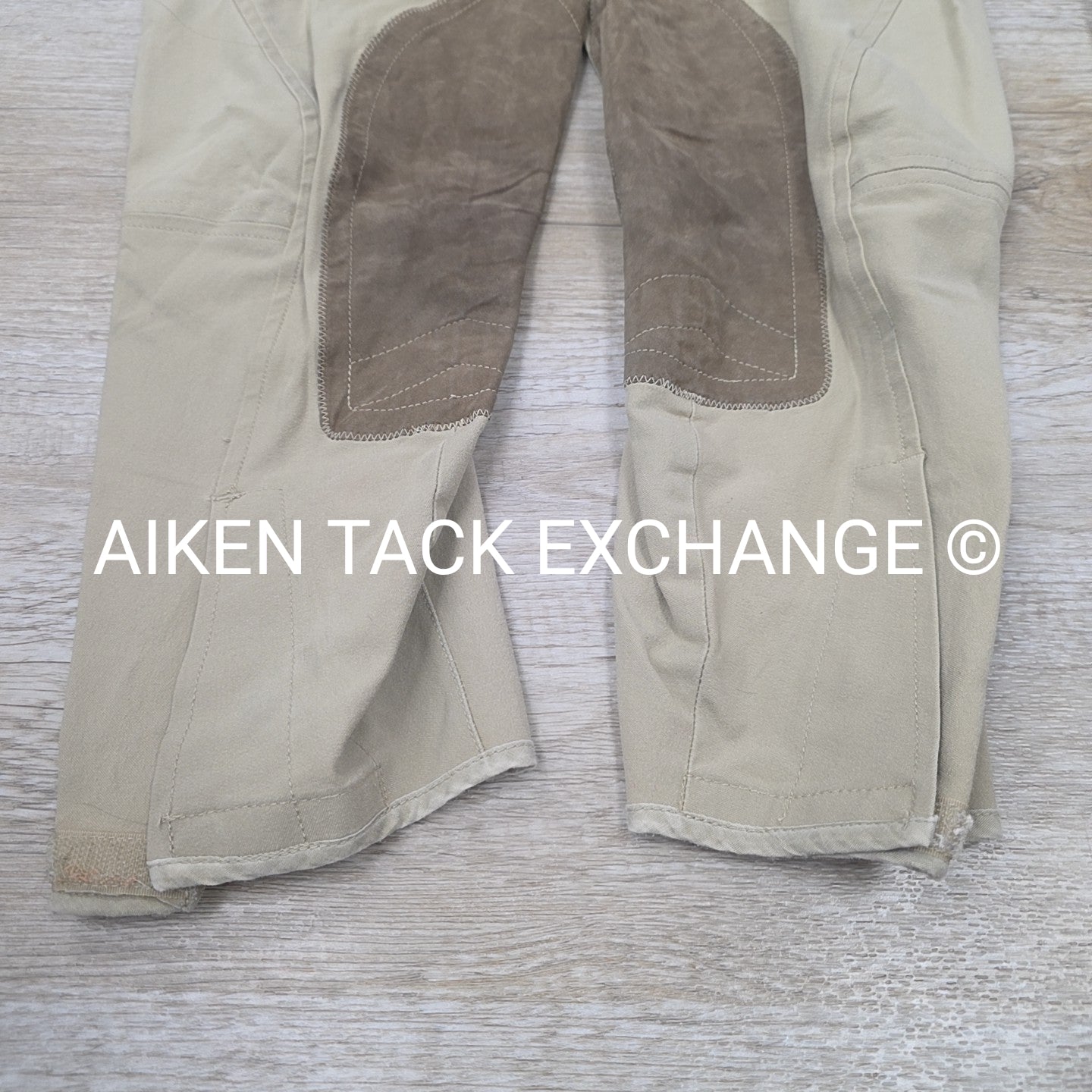 BARGAIN BUNDLE: 3 Pairs Tailored Sportsman Size Zip Knee Patch Breeches, 32