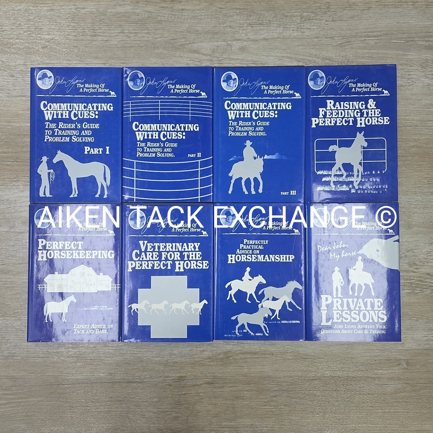 The Making Of A Perfect Horse Series by John Lyons, 8 Book Bundle