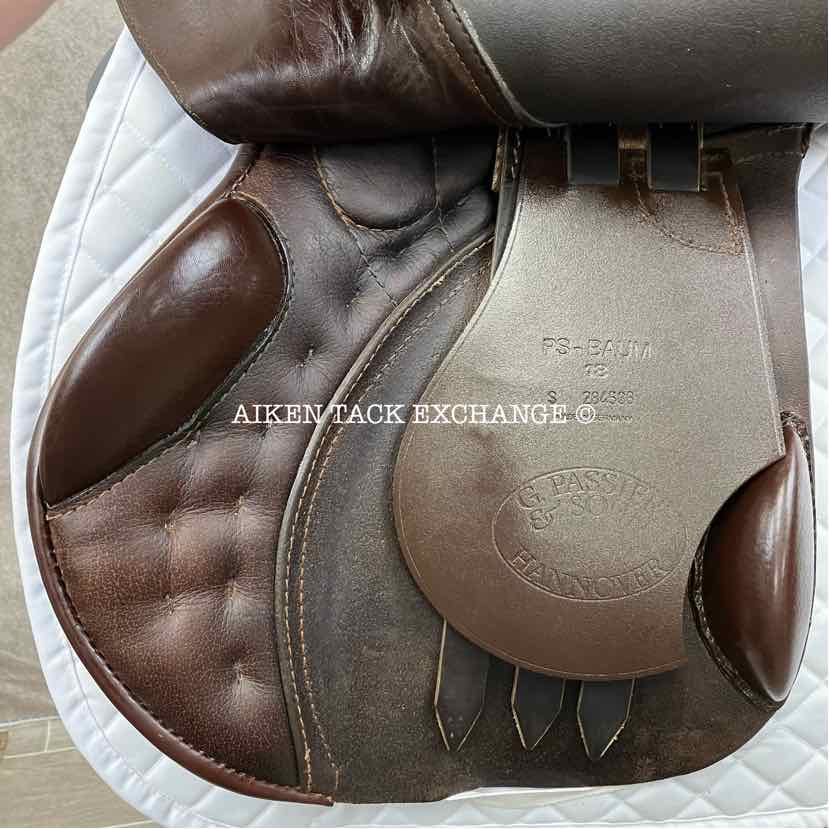 2004 Passier PS-BAUM PSL-S All Purpose Saddle, 18" Seat, Medium Tree, Wool Flocked Panels