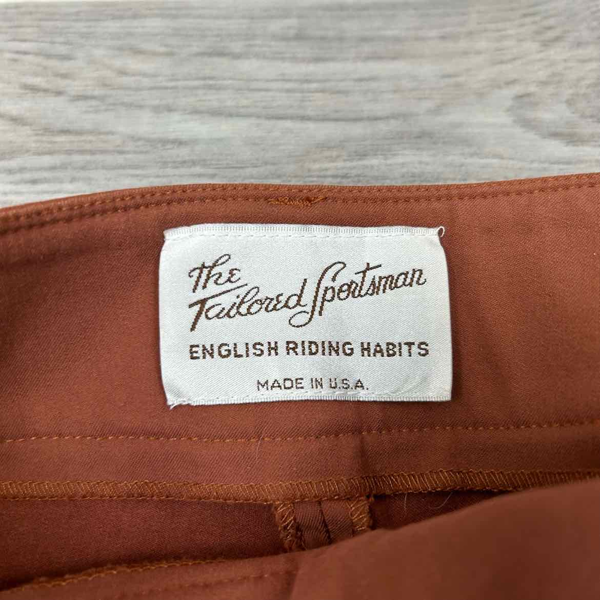 Tailored Sportsman Trophy Hunter Knee Patch Breeches, Size 24