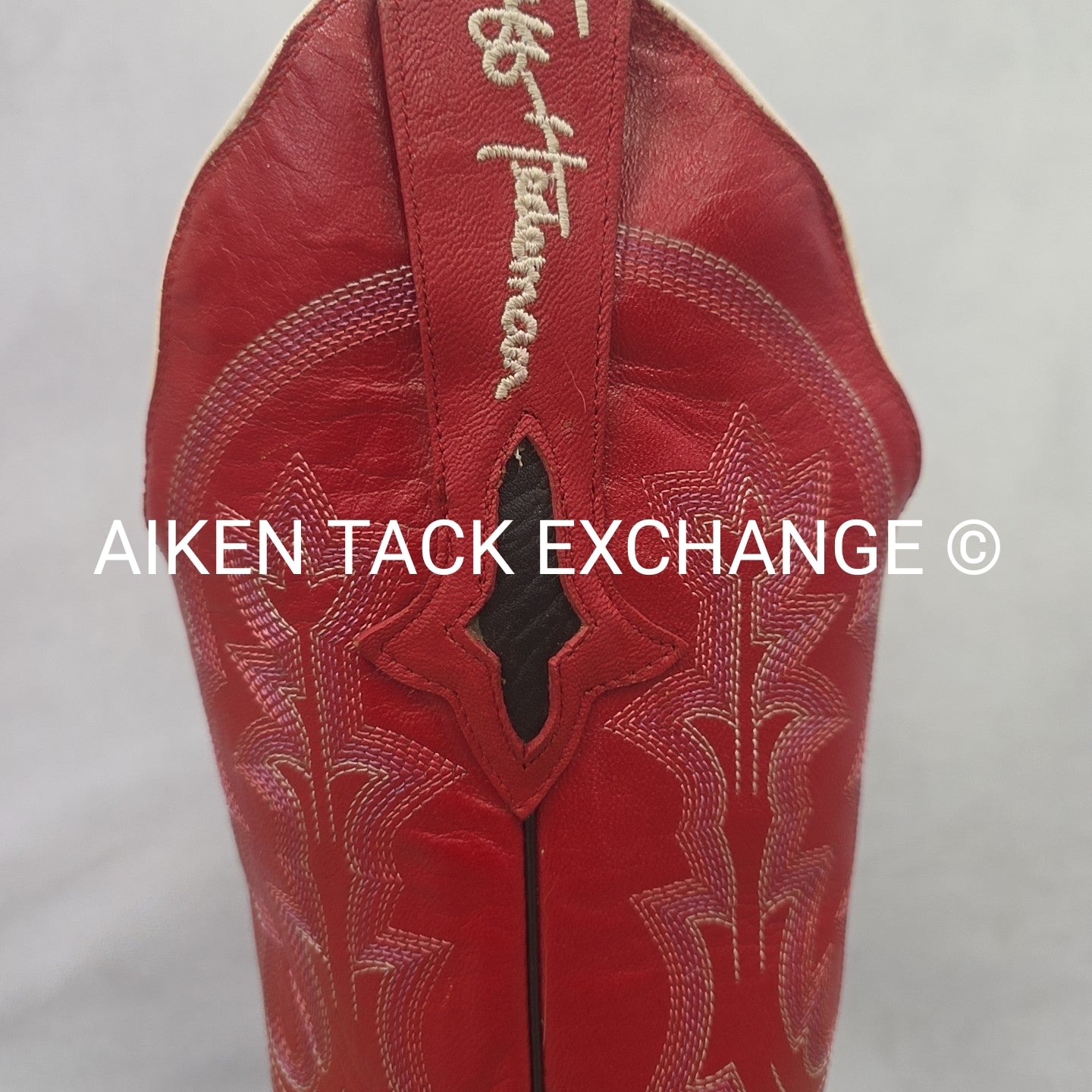 Tuff Hedemen Resistol Western Boots, Size 6.5B