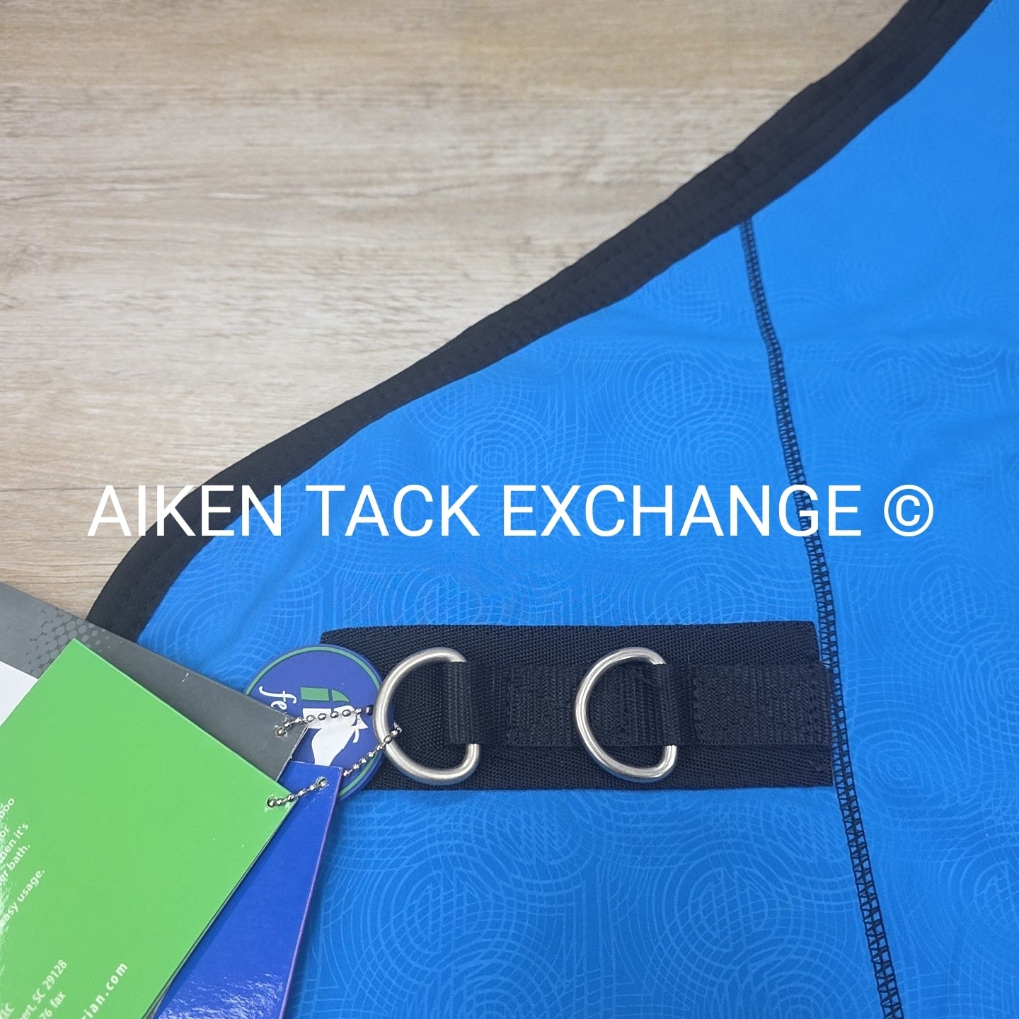 Fenwick Equestrian Softshell Therapeutic Bamboo Blanket, Blue, Size 74"