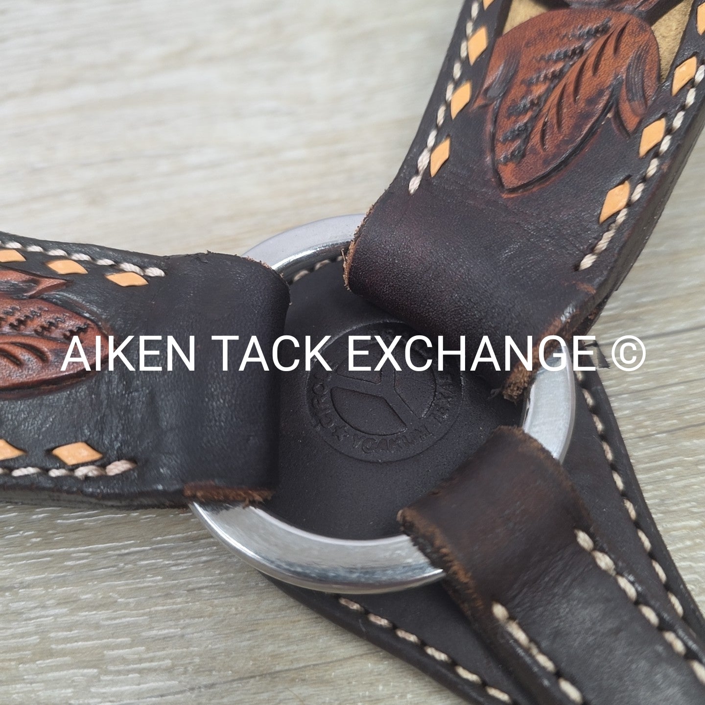 Circle Y Tooled Breastcollar, Size Full/Horse