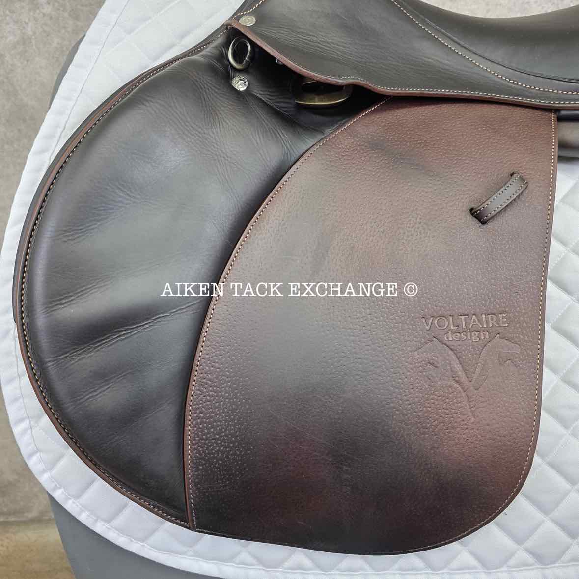 2015 Voltaire Stuttgart Jump Saddle, 17.5" Seat, 3A Flap, Medium Tree, PRO Panels