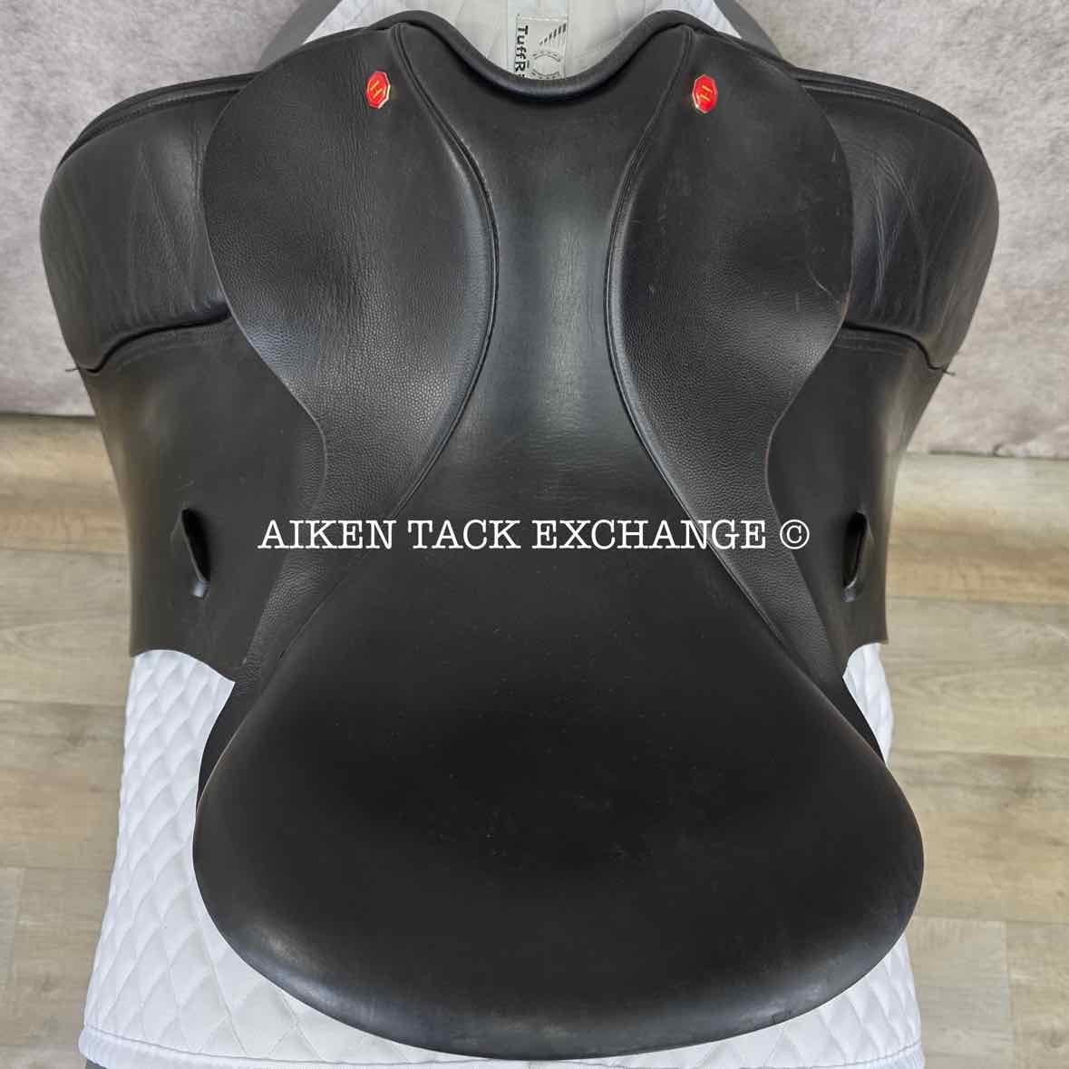 2012 Hastilow Concept Dressage Saddle, 17" Seat, Adjustable Tree - Changeable Gullet, Wool Flocked Panels