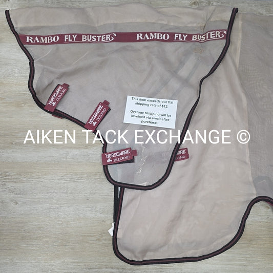 Horseware Rambo Fly Buster Vamoose with No Fly Zone Fly Sheet, 78"