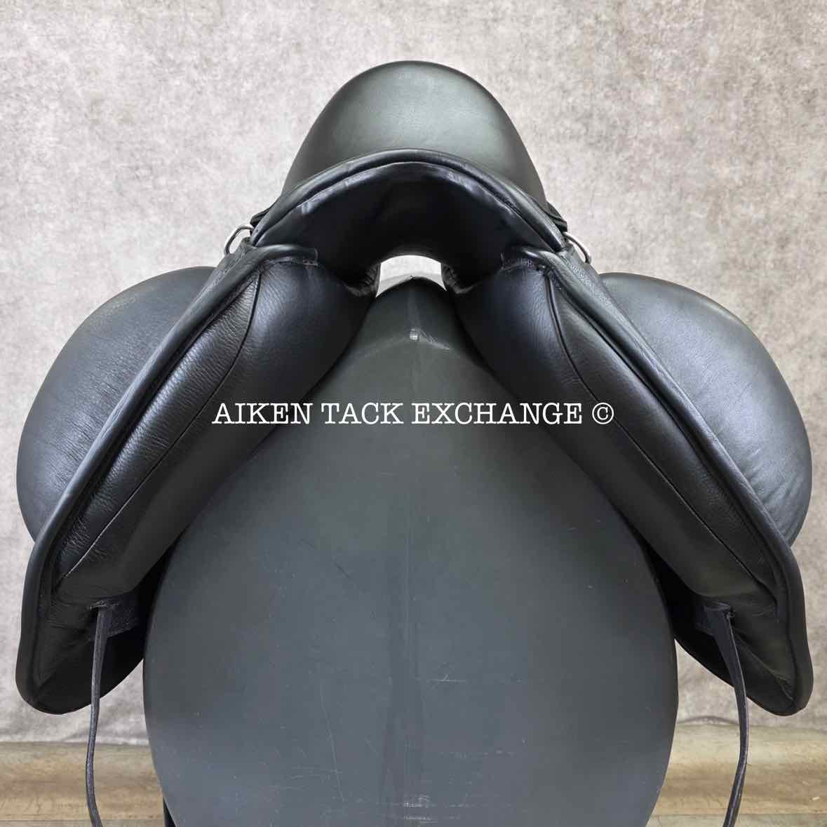 2023 Envy by Custom Saddlery Motion Monoflap Dressage Saddle, 17.5" Seat, Adjustable Tree, Wool Flocked Panels