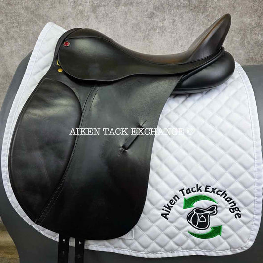 Albion Original Comfort Dressage Saddle, 18" Seat, M/MW Tree, Wool Flocked Panels