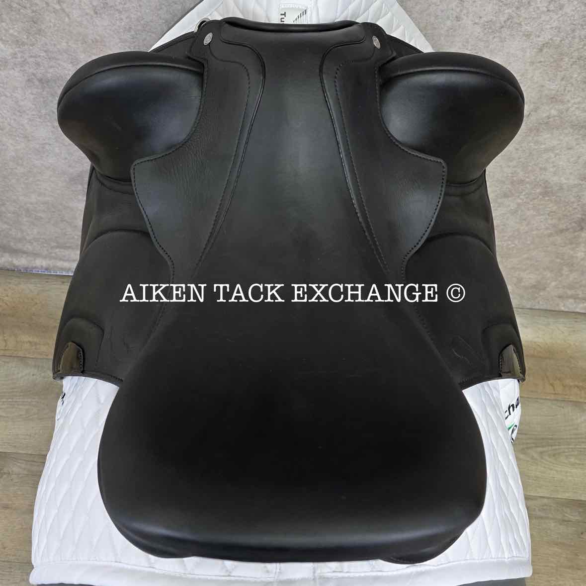 2025 Antares Tempo Monoflap Dressage Saddle, 18" Seat, 4C Flap, Medium Tree, Foam Panels, Full Buffalo Leather