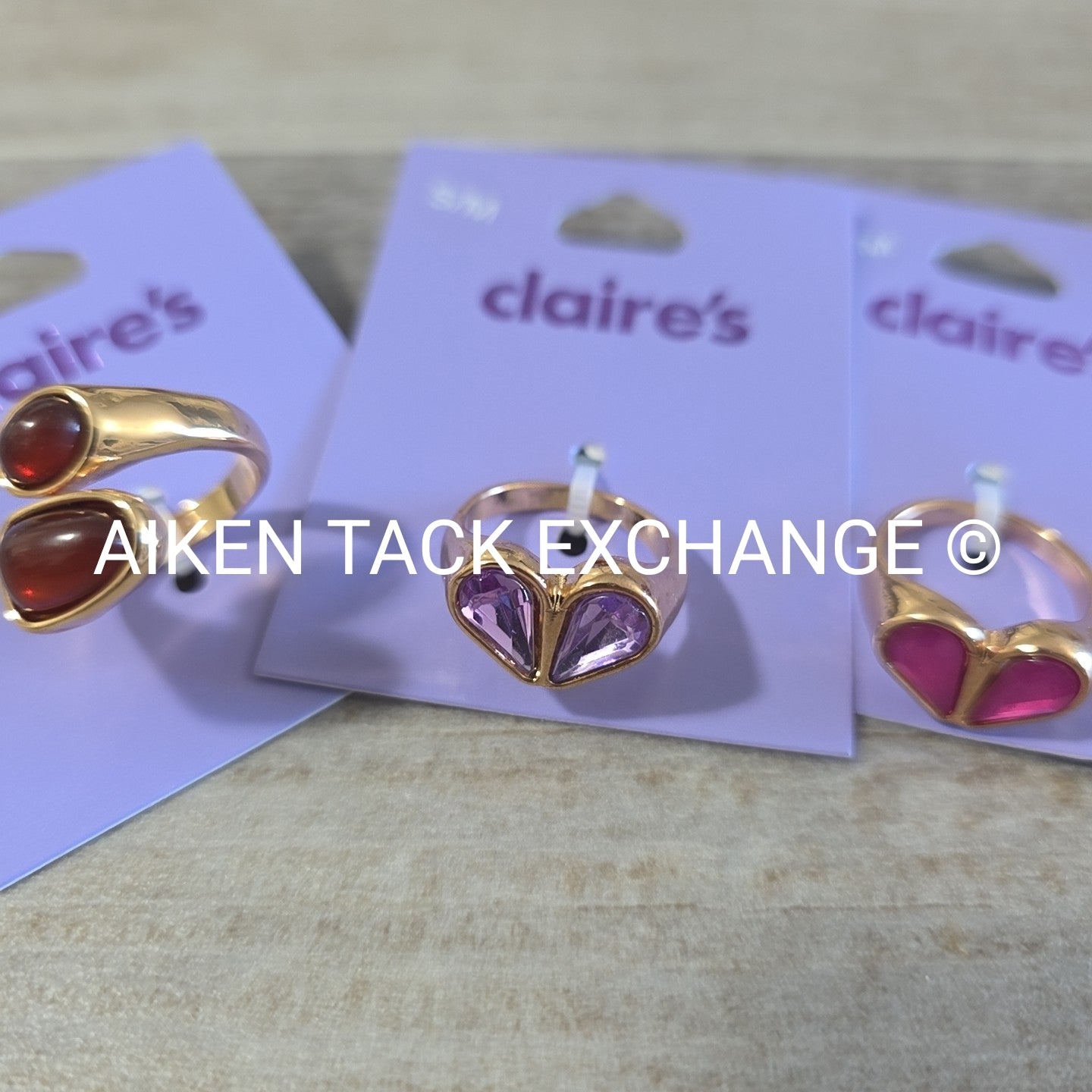 Claire's Rings (3) - Size S/M