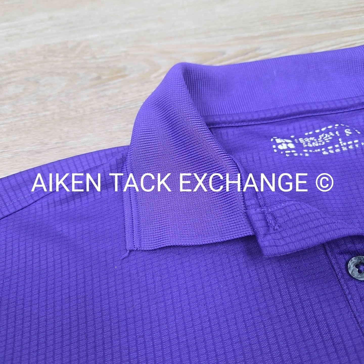 HITS Ocala Winter Circuit Short Sleeve Polo Top, Size Small