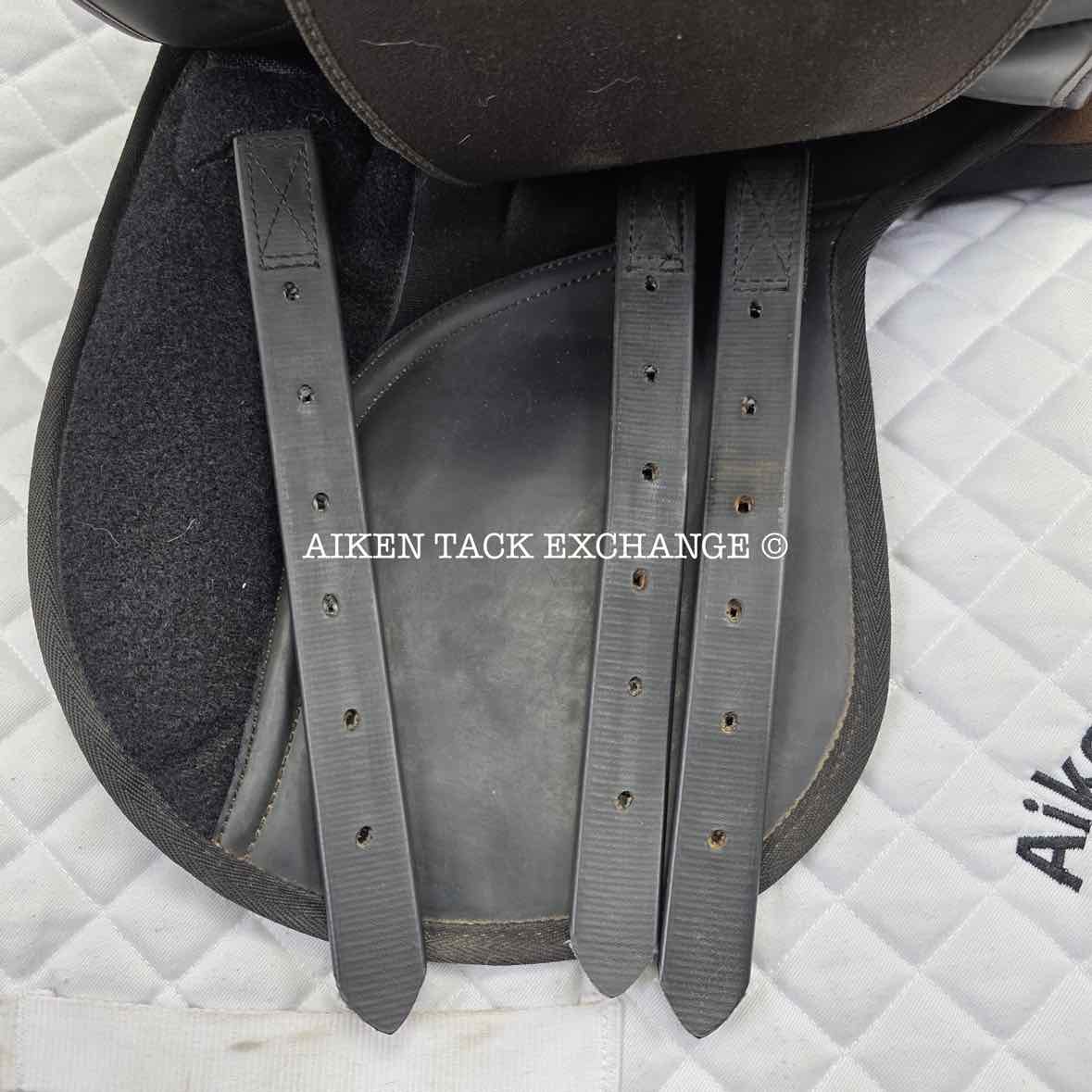 Thorowgood Synthetic All Purpose Saddle, 15.5" Seat, M/MW Tree, Wool Flocked Panels