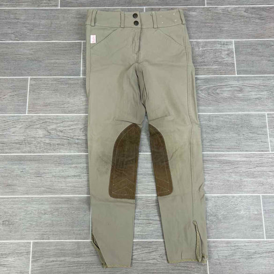 Tailored Sportsman Trophy Hunter Knee Patch Breeches, Size 14