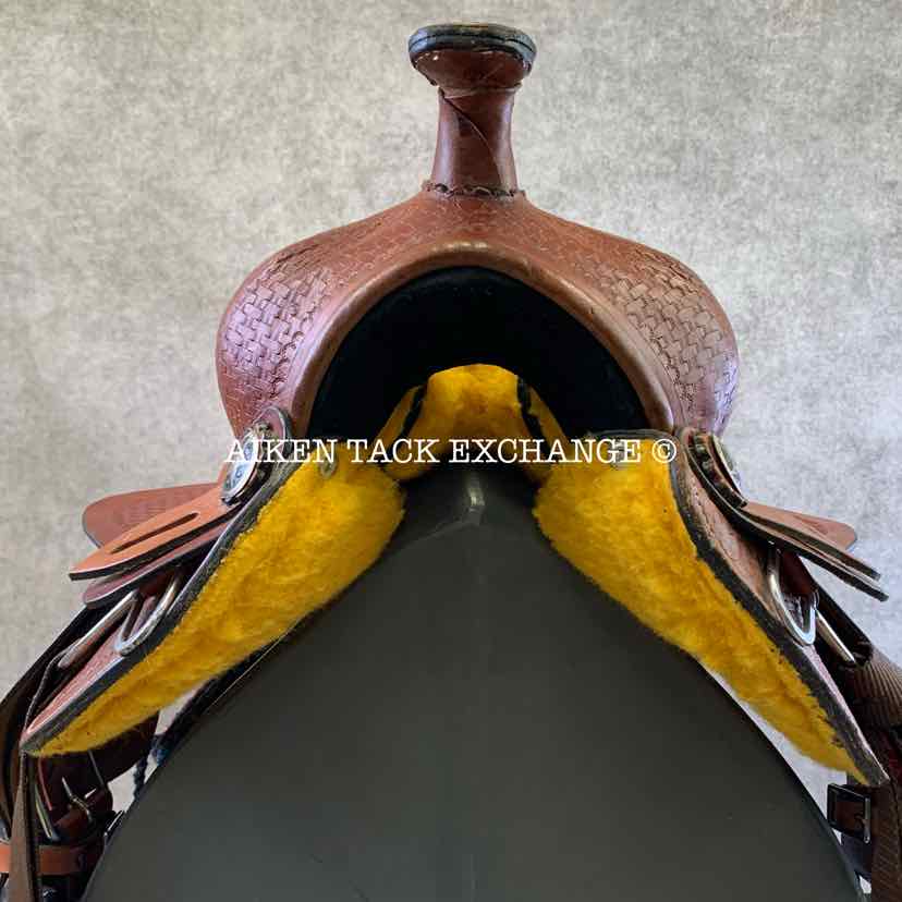 Children's Western Saddle, 10" Seat, Regular Tree - Semi QH Bars, Comes with Pad