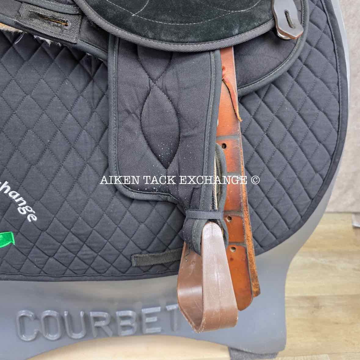 Big Horn 599 Synthetic Western Saddle, 14" Seat, Regular Tree - Semi QH Bars
