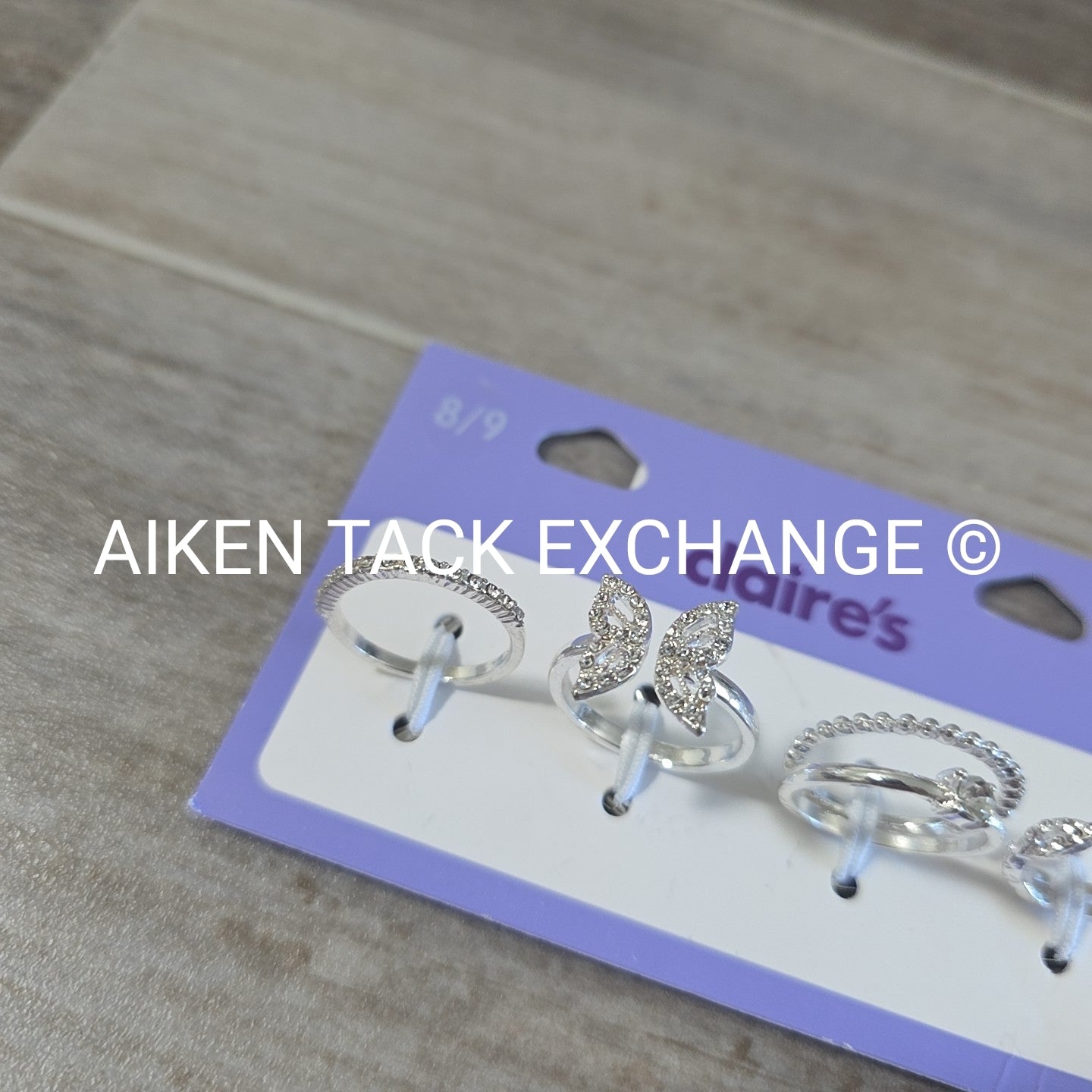 Claire's Ring Set (4) - Size 8/9