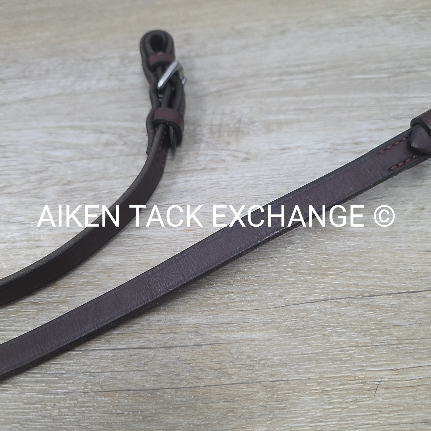 Nunn Finer Super Grip Soft Rubber Reins, Brown, 58"