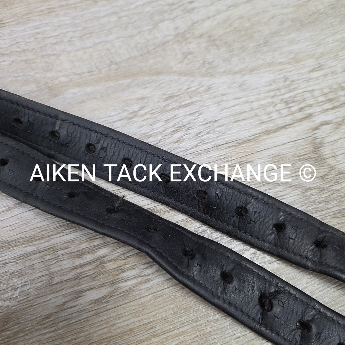 Nylon Lined Stirrup Leathers, Black, 60"