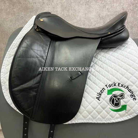 Albion Style Dressage Saddle, 18" Seat, Medium Tree, Wool Flocked Panels