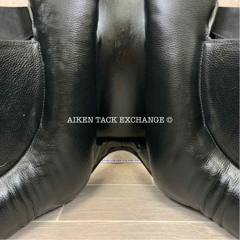 **SOLD** 2022 Karl Niedersuss Crescendo Dressage Saddle, 17.5" Seat, Short Flap, Medium Wide Tree, Wool Flocked Panels