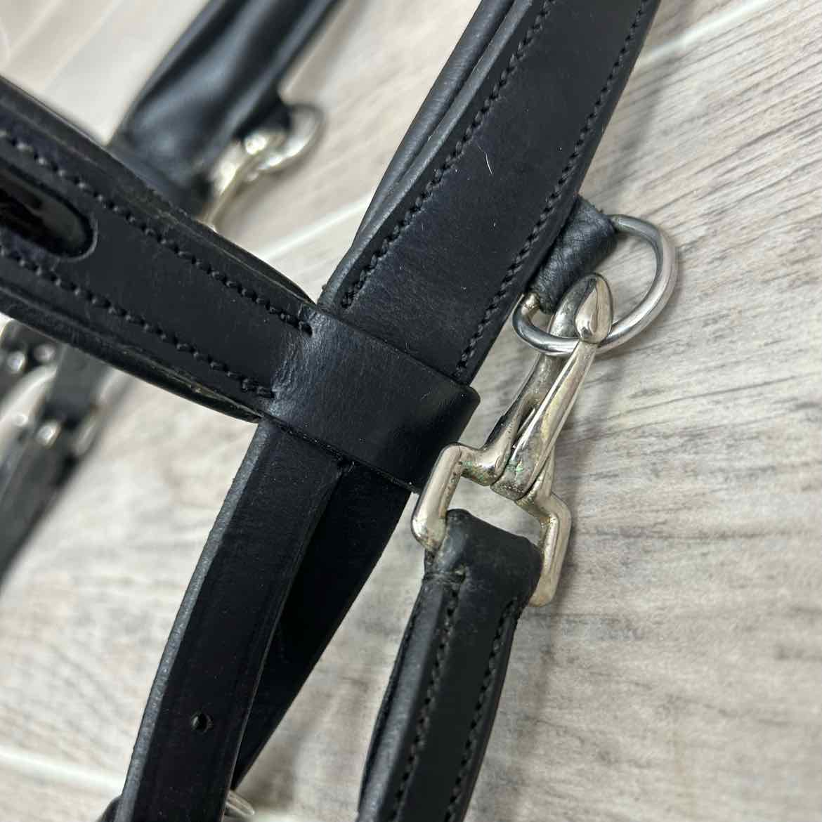 Ovation Berlin Anatomic Dressage Bridle (No Reins), Black, Oversize