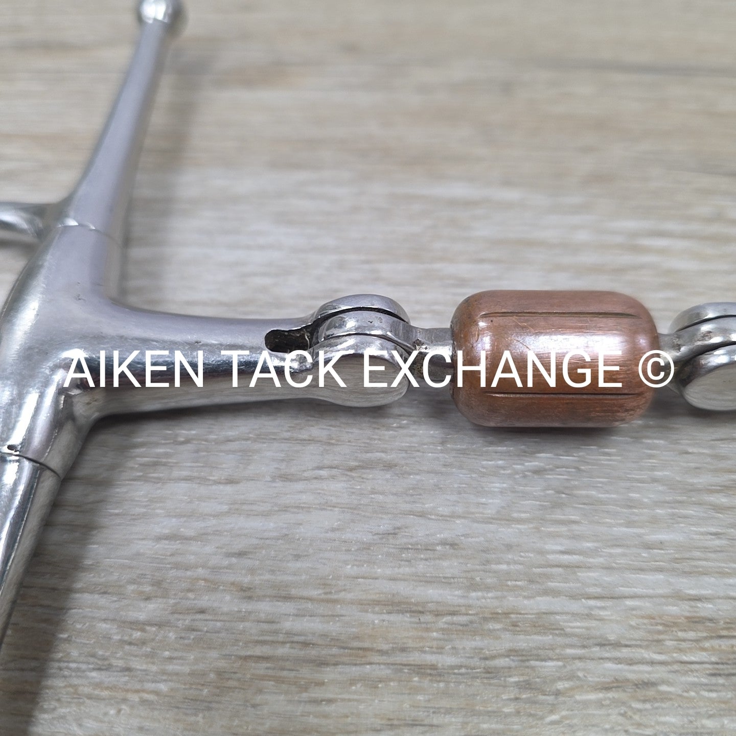 Full Cheek Double Hinge Bit with Copper Roller 5"
