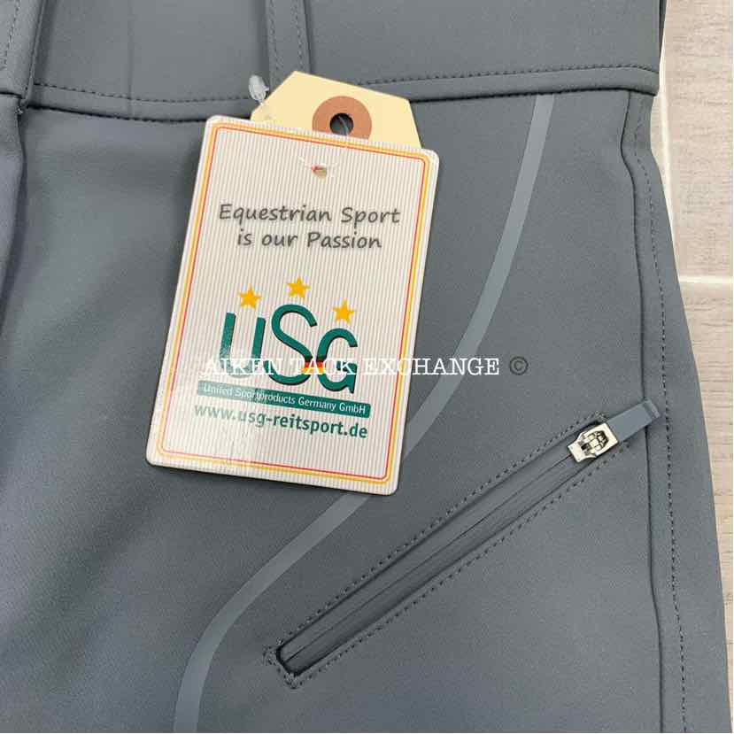 KL Select USG "Liv" Silicone Full Seat Breeches, Size 24