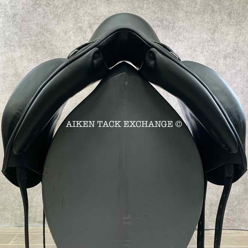 2018 Equipe Olympia Monoflap Dressage Saddle, 16" Seat, Extra Wide Tree, Foam Panels