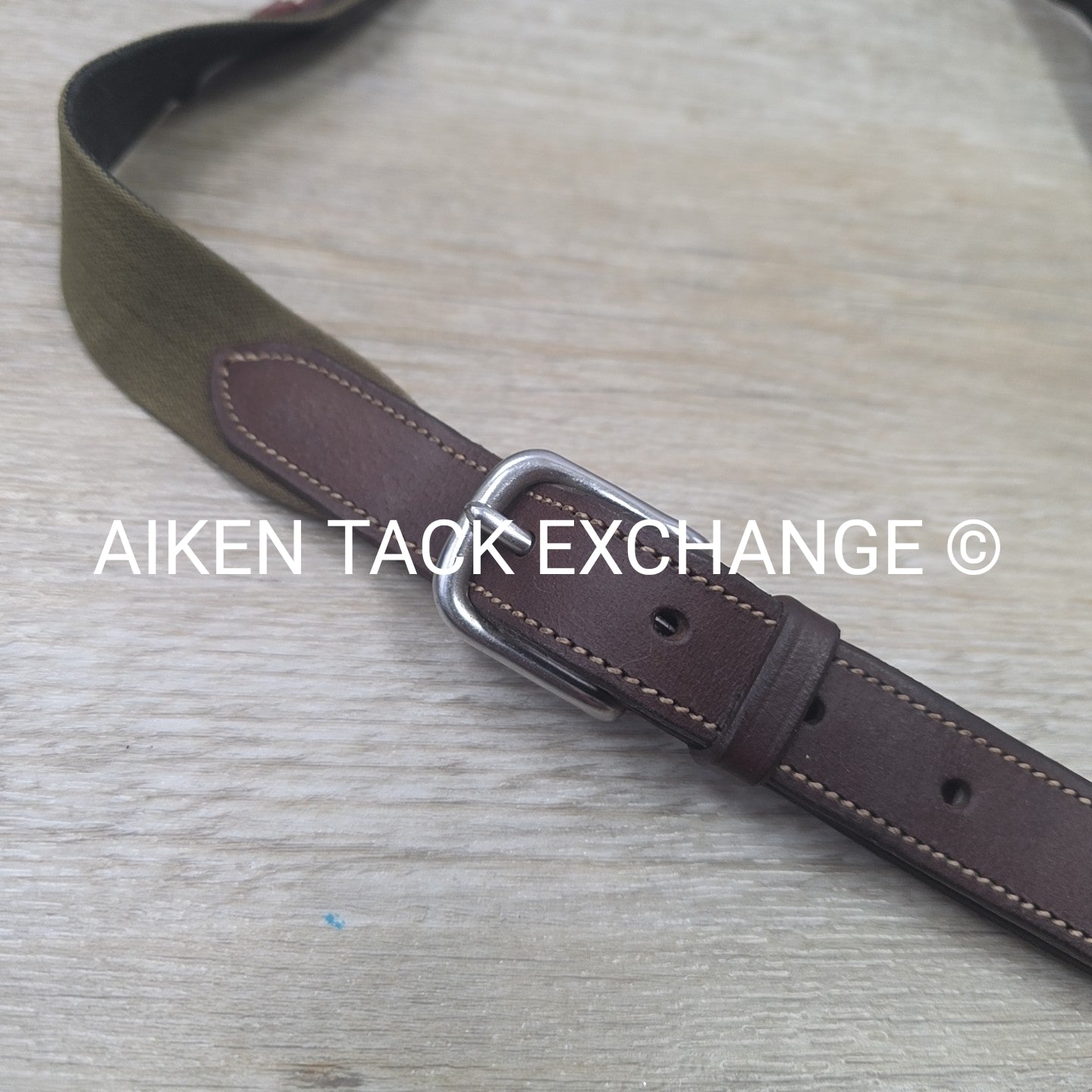 CWD Bridge Breastplate with Wide Elastic, Brown, Size Full (3)