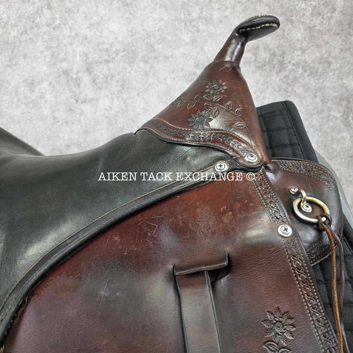 Eli Miller Buena Vista Saddle, 19" Seat, Wide Tree - Full QH Bars