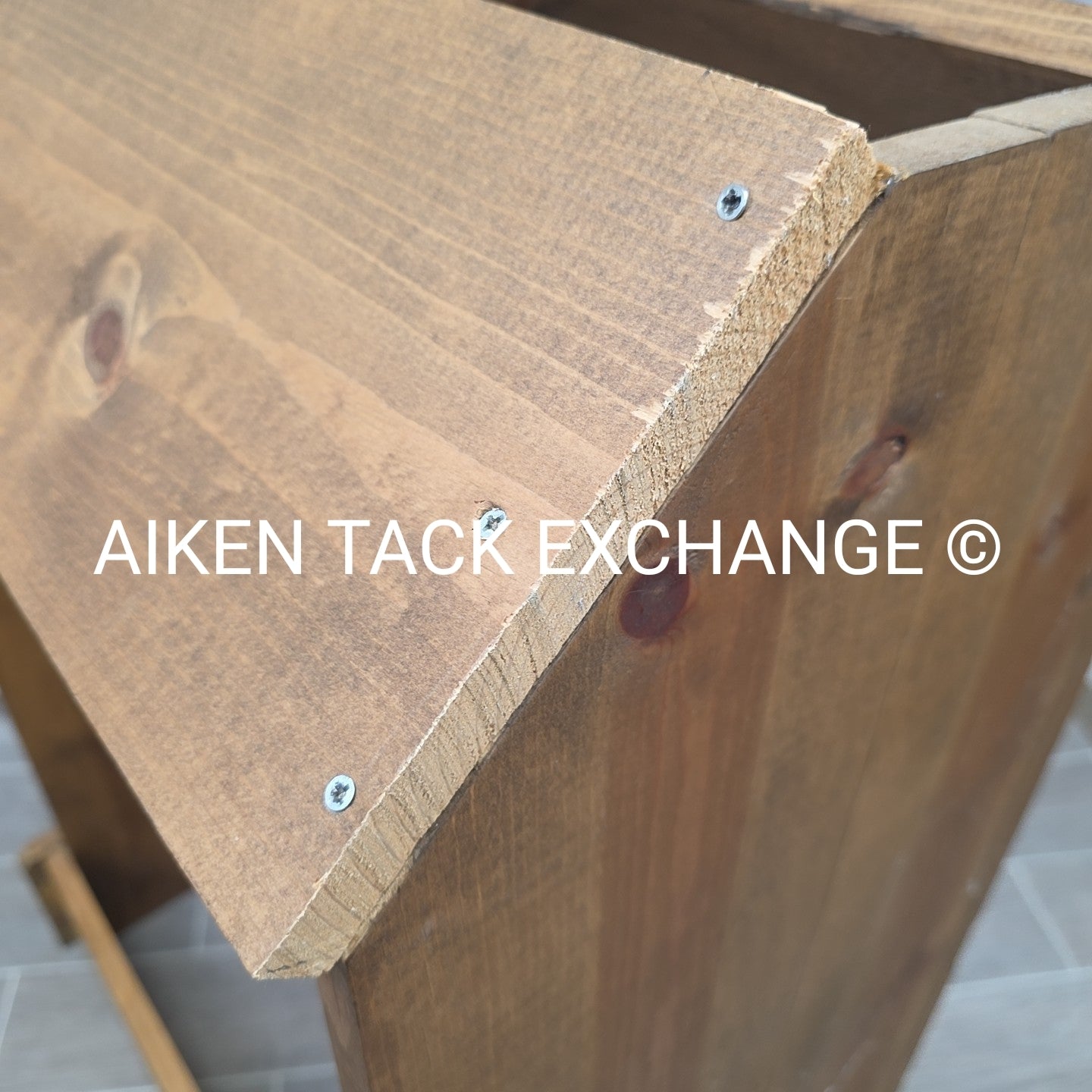 Wooden Western Saddle Stand