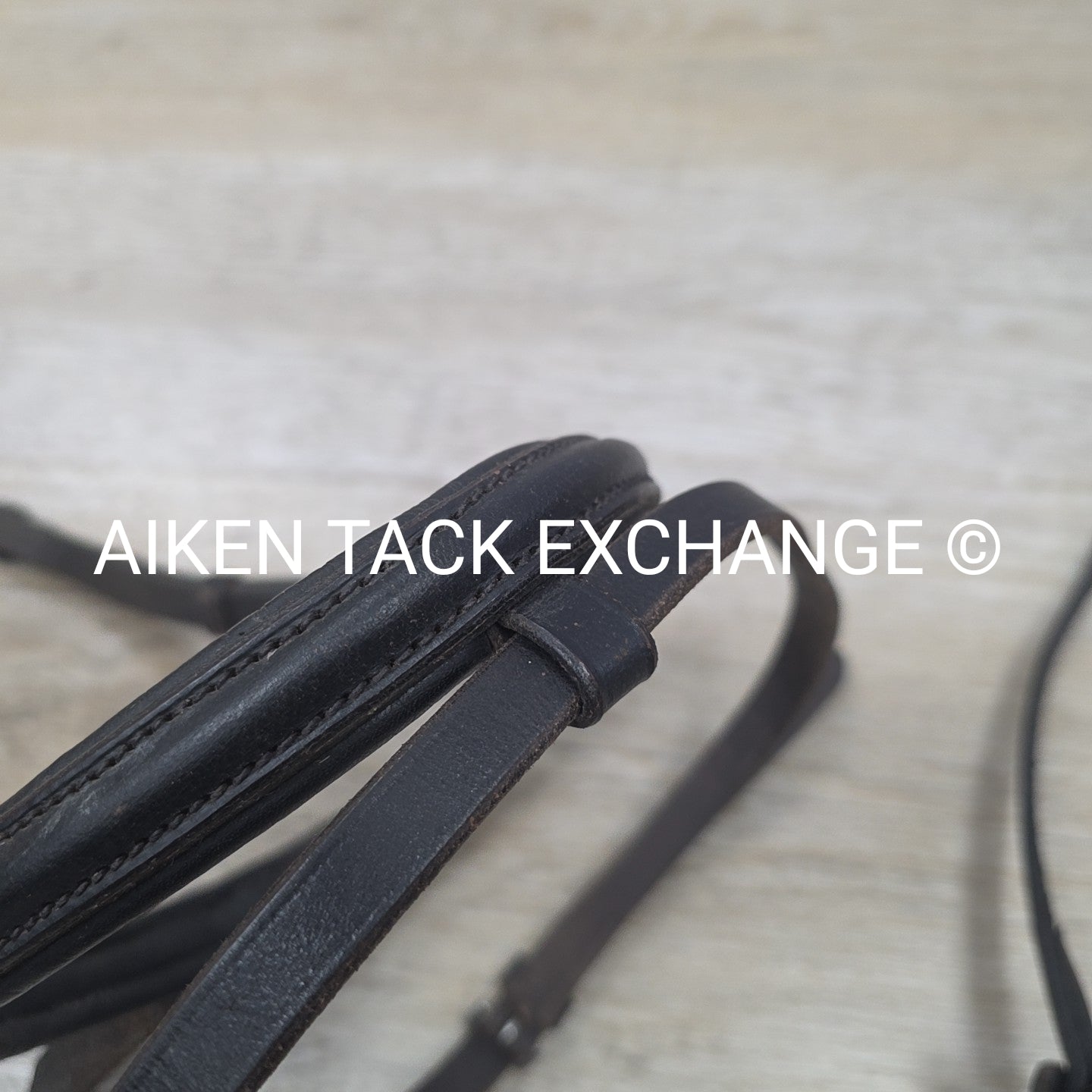 BARGAIN BUNDLE: Plain Flat Noseband & Padded Flash Noseband, Black, Size Full