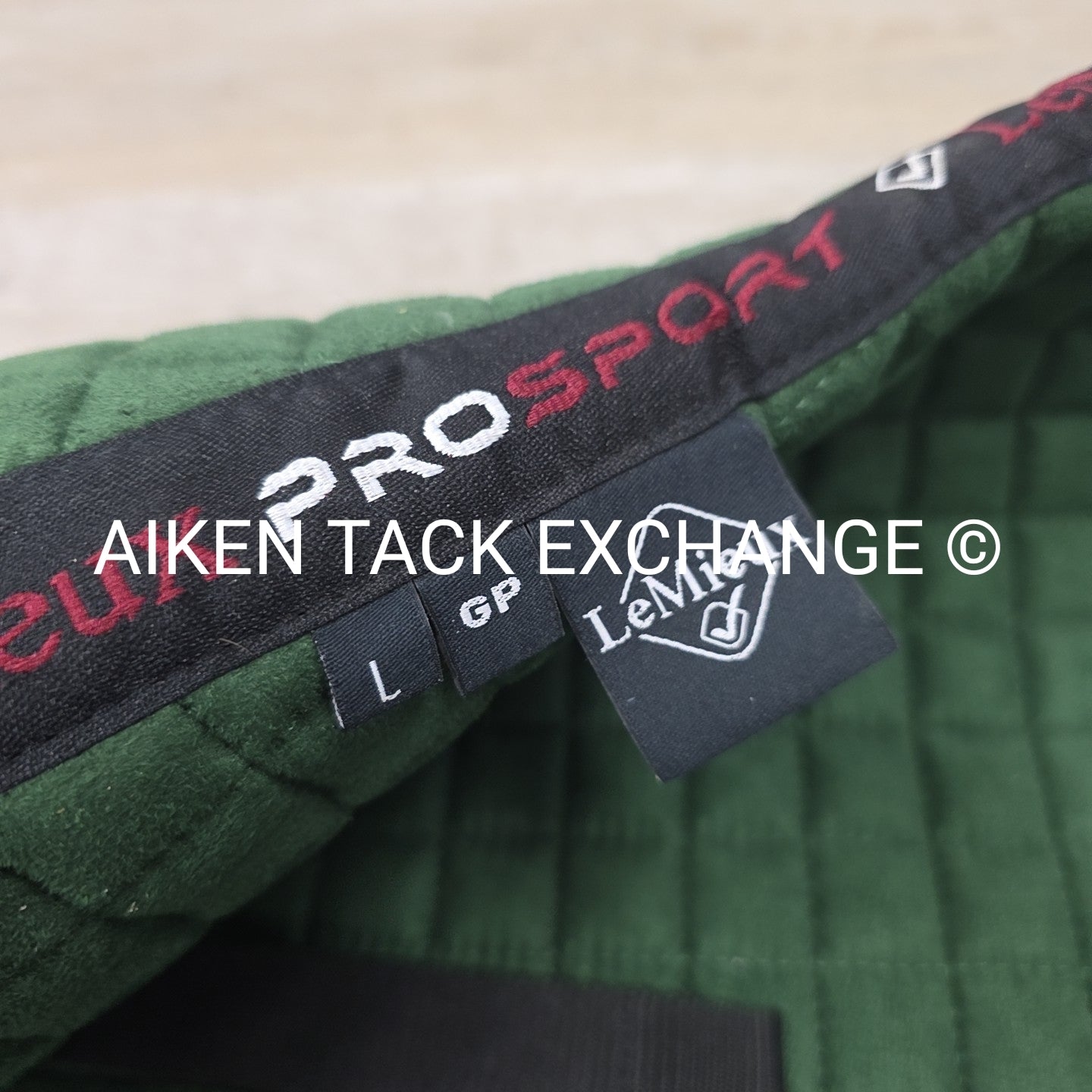 LeMieux Suede GP Saddle Pad, Hunter Green, Large