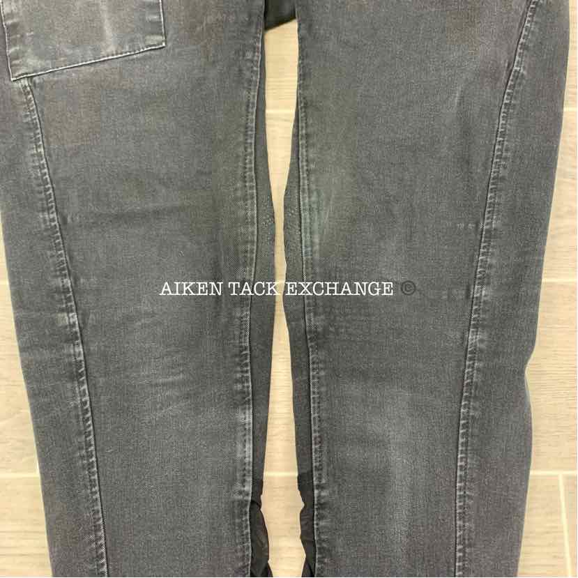 FITS Denim Silicone Full Seat Breeches, Size Medium