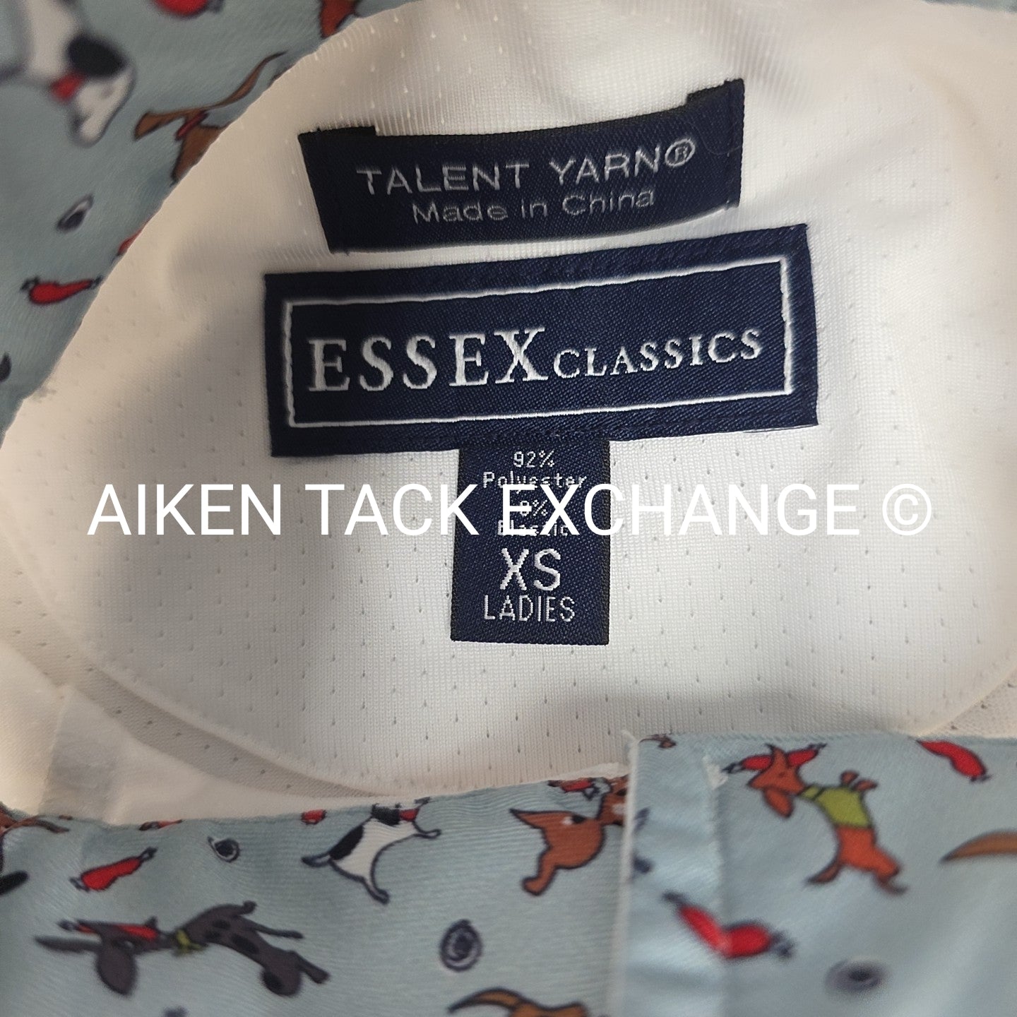 Essex Classics Talent Yarn Long Sleeve Sun Shirt Show Shirt, Size X-Small