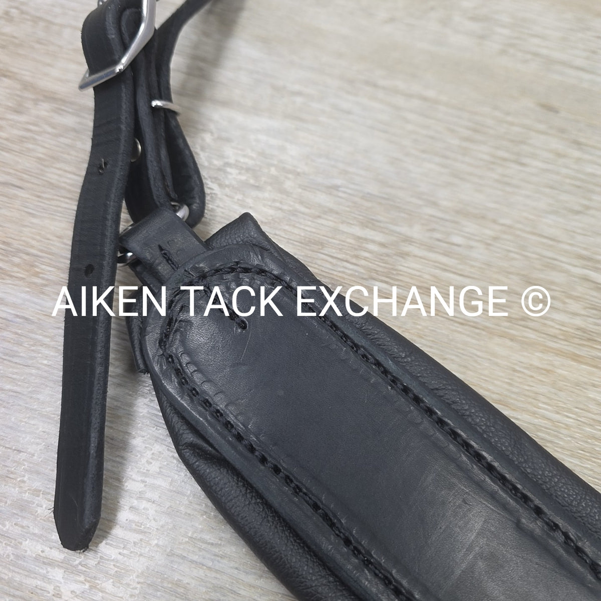 Padded Leather Breastplate, Black, Size Draft