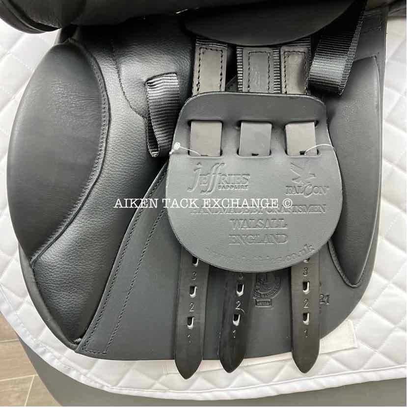 Jeffries XP GP All Purpose Jump Saddle, 17.5" Seat, Extra Wide Tree, Wool Flocked Panels