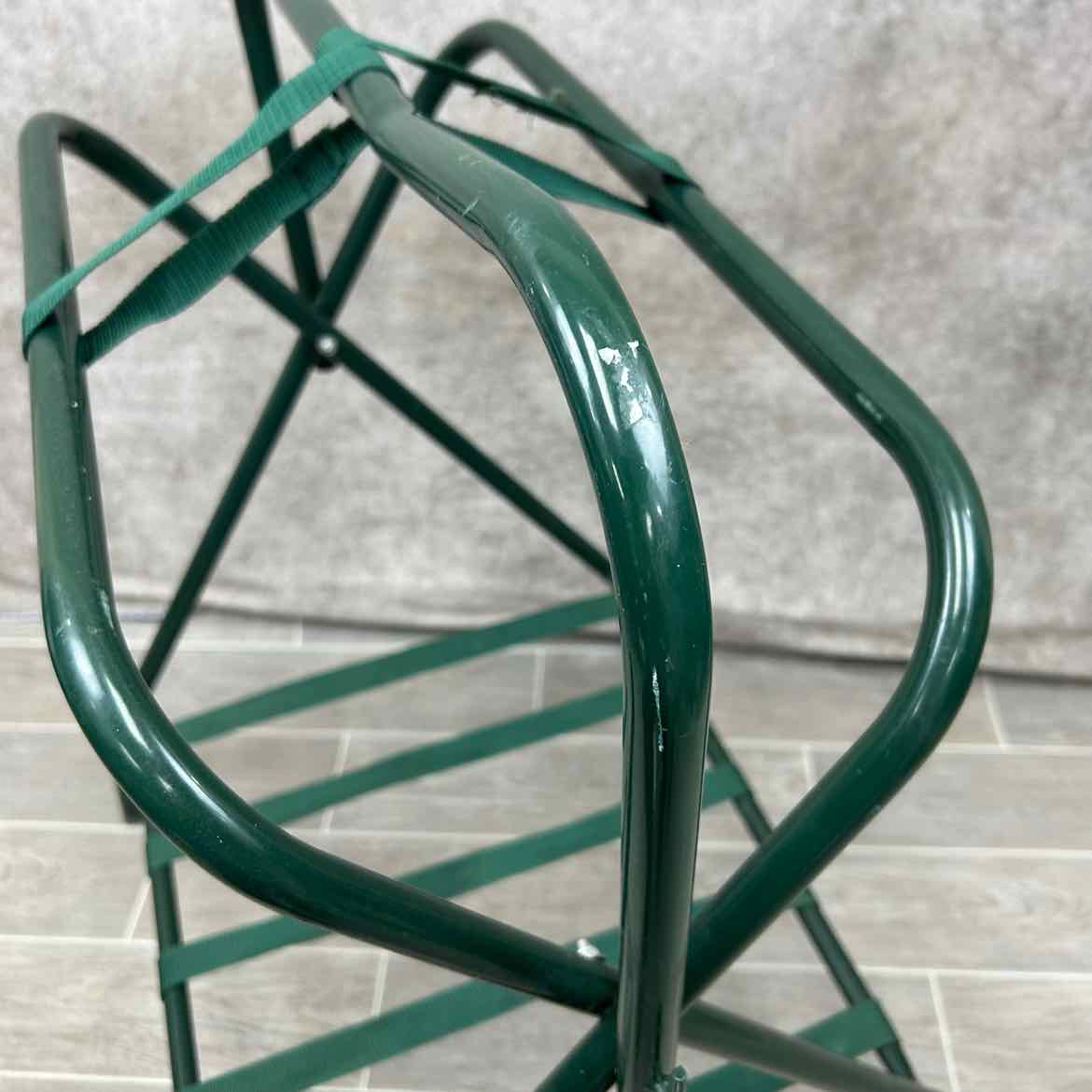 Folding Metal Saddle Rack w/ Hook