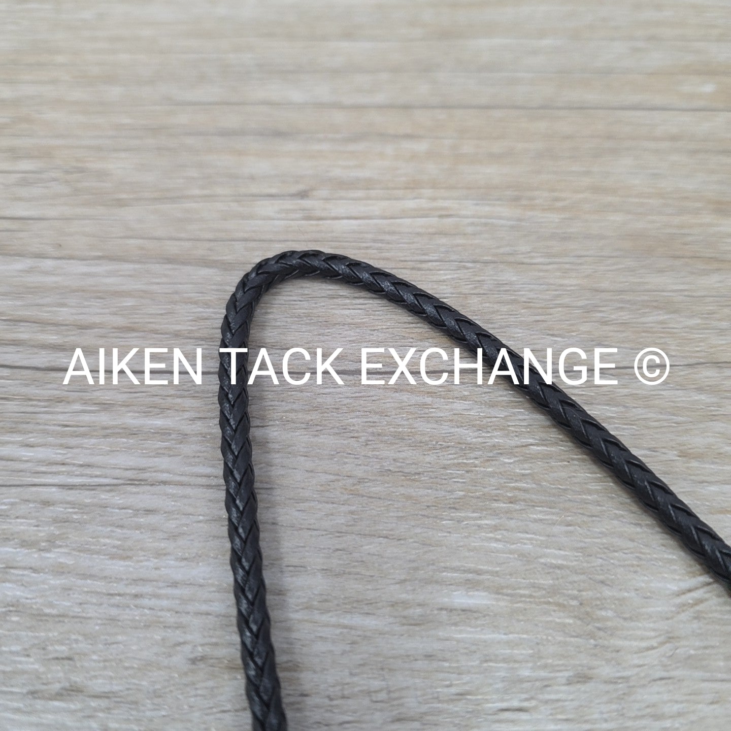Leather Bolo Tie w/ Grey Gemstone