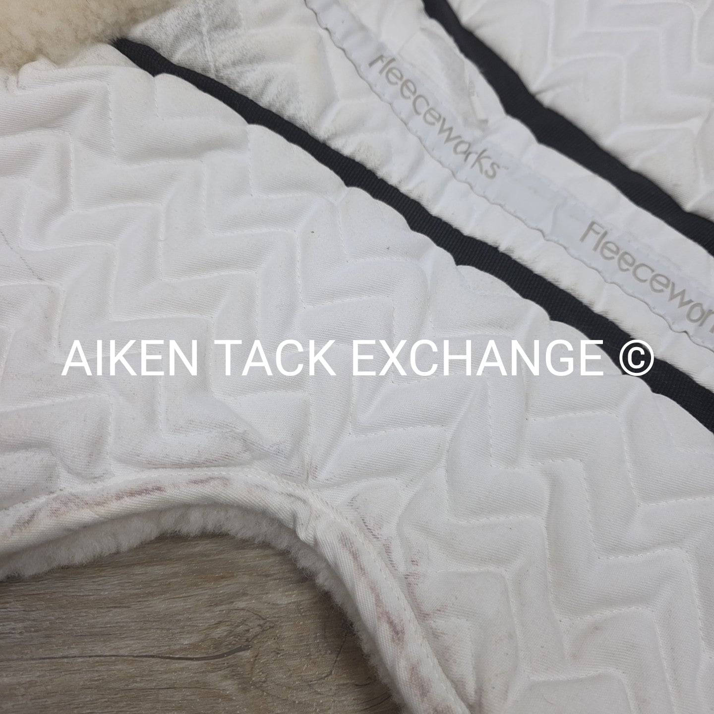 Fleeceworks FXK Sheepskin Half Pad w/ Plain Edge