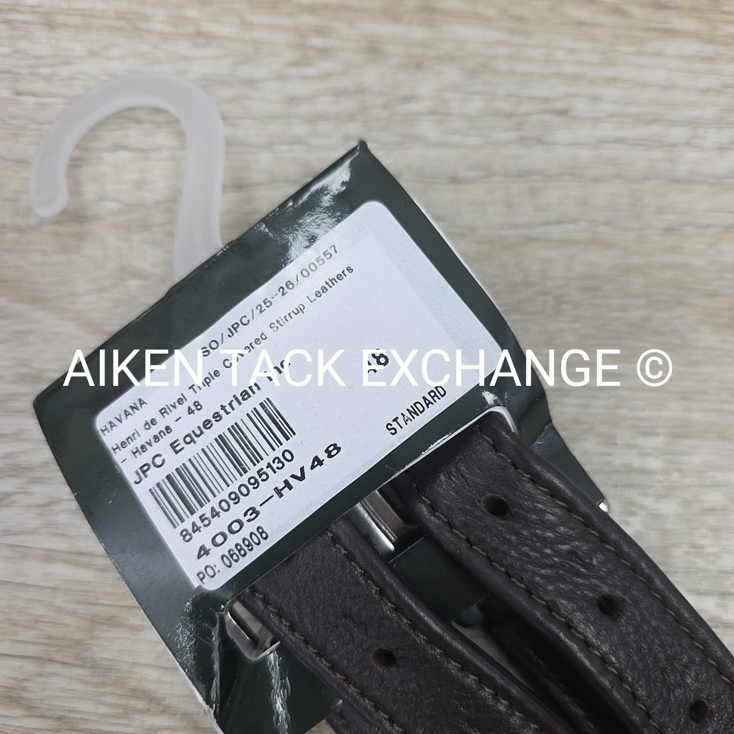 HDR Triple Covered Stirrup Leathers, Havana, 48"