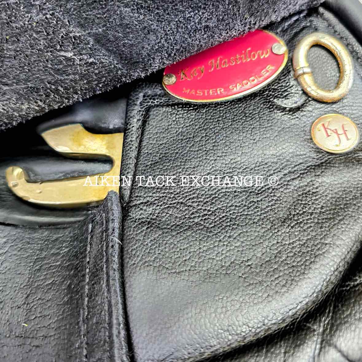 Kay Hastilow Kintbury Dressage Saddle, 18" Seat, Extra Wide Tree, Wool Flocked Panels