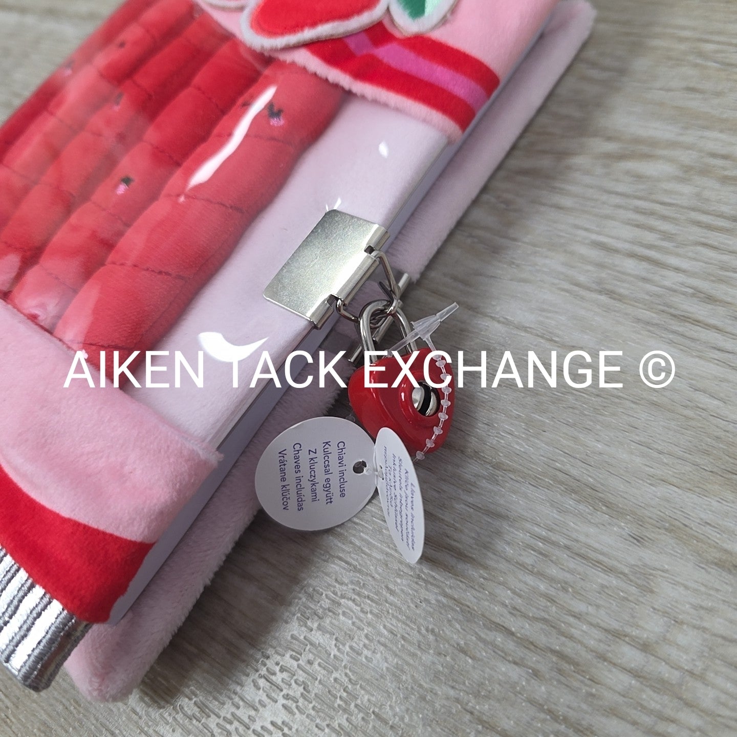 Claire's Cherry Twist Diary w/ Keys