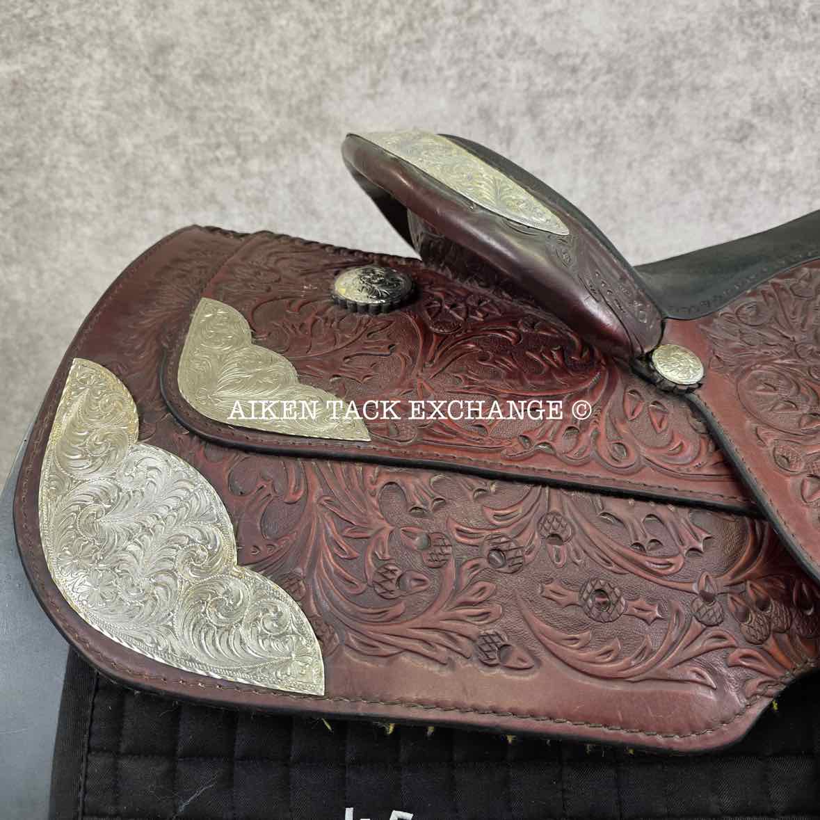 Billy Royal Western Saddle, 15.5" Seat, Regular Tree - Semi QH Bars