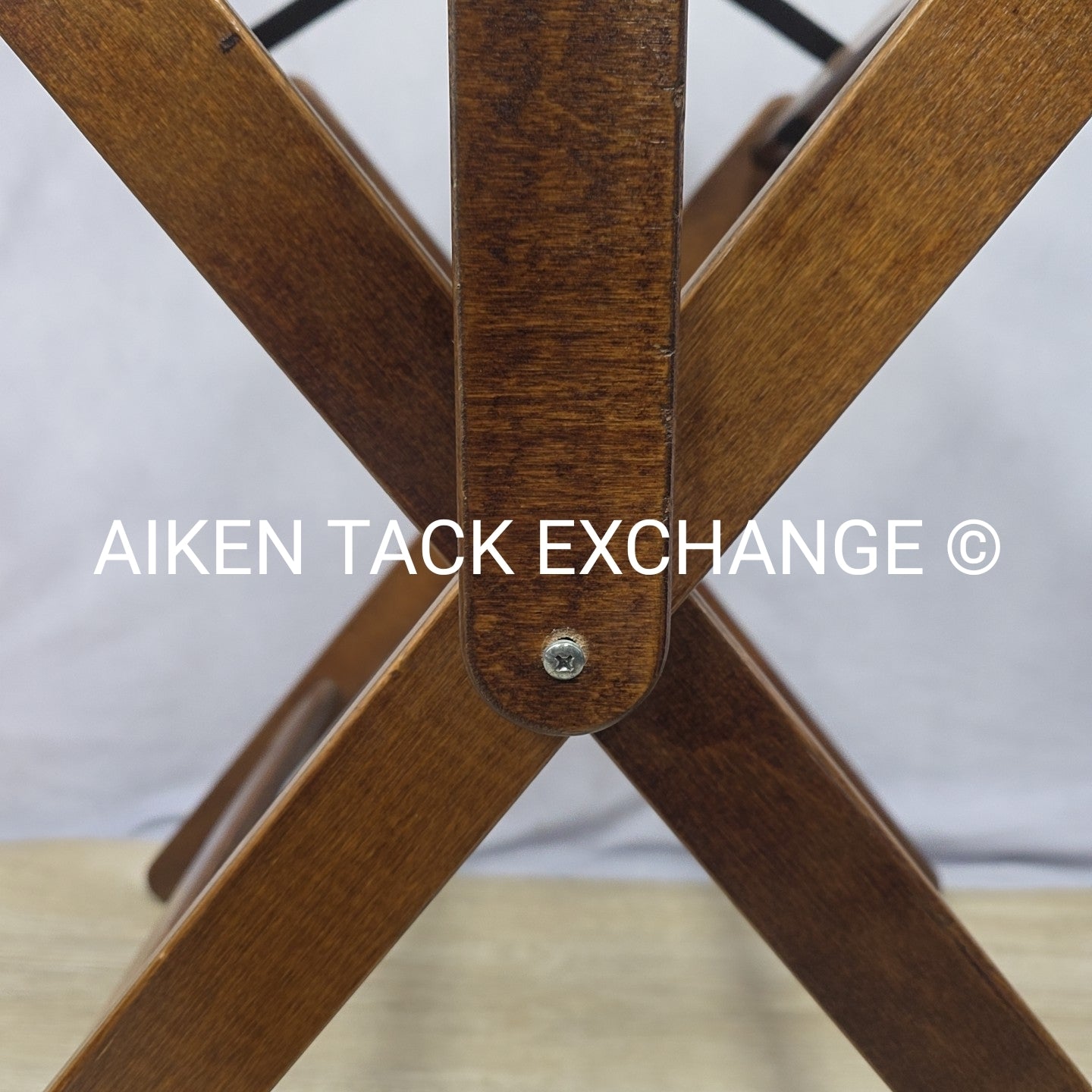 Wood Portable Folding Saddle Stand