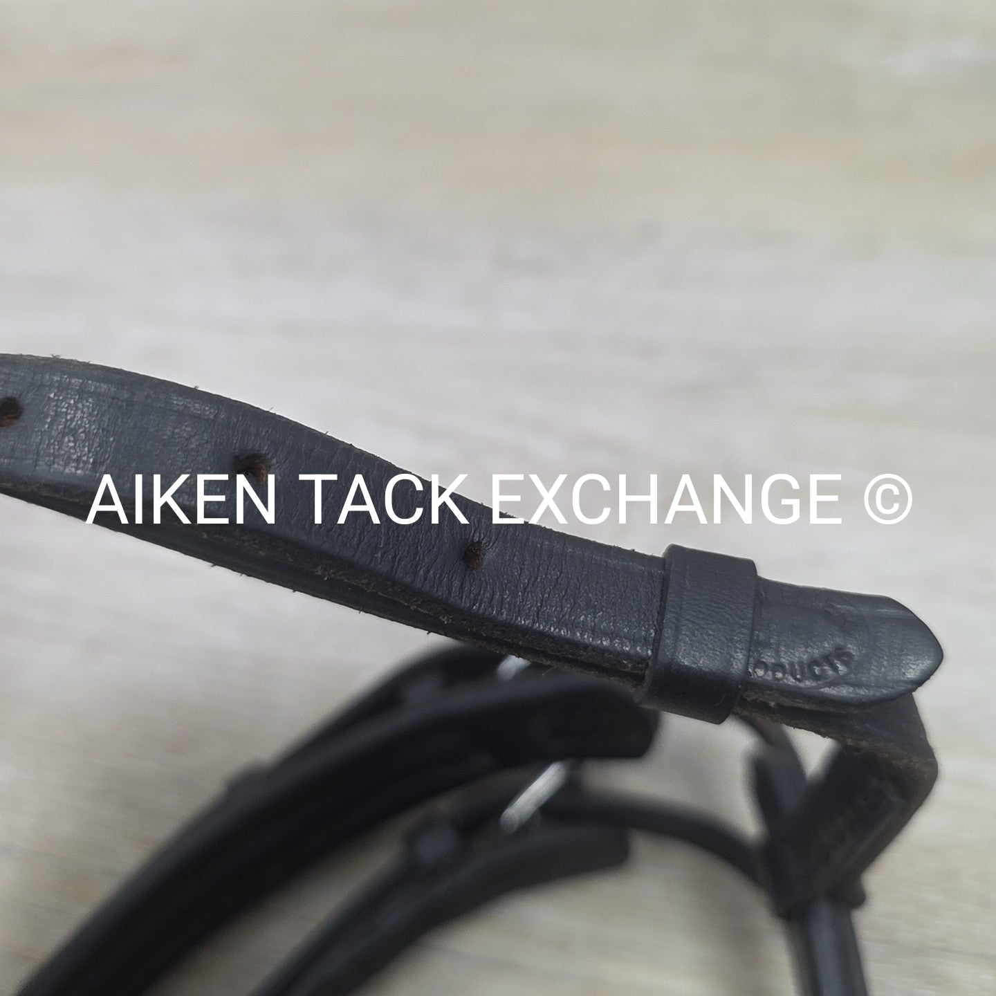 Nunn Finer Padded Plain Flash Noseband, Black, Oversize