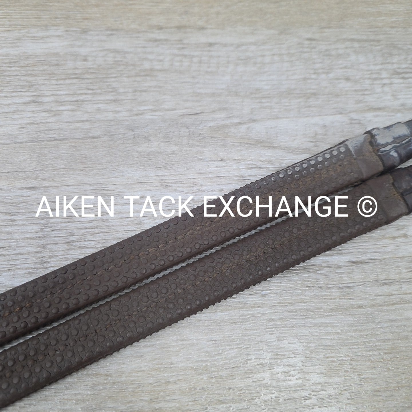 Nunn Finer Heavy Duty Rubber Reins, Brown, 60"